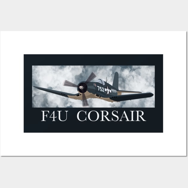 F4U Corsair Wall Art by 752 Designs